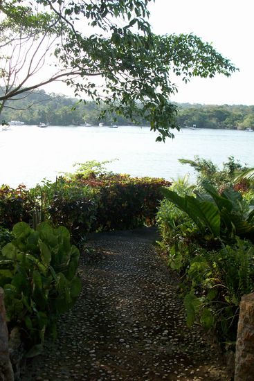 so sah unsere Sicht aus dem Haus heraus aus 