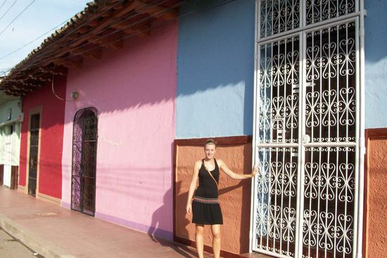 schoene bunte Waende