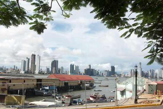 Skyline von Caso Viejo aus