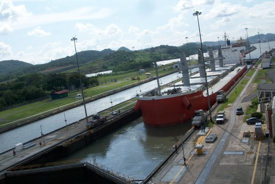 Wasser ist sich langsam am senken