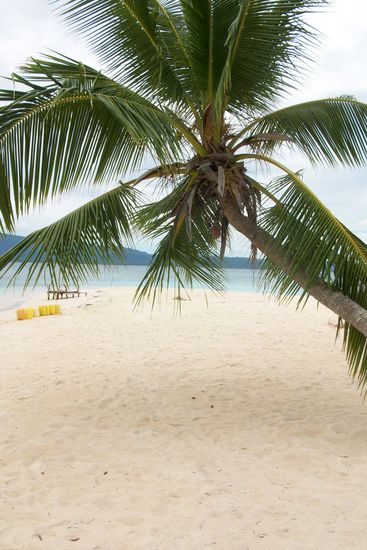 Der traumhafte Strand der Insel