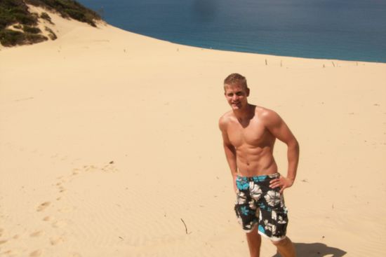 auf der Sand Duene die war riessig nich so klein wie auf dem Bild zu sehen