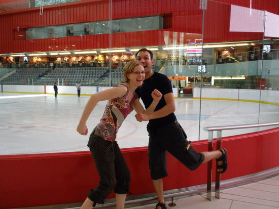 Dubai Shopping mall mit Eislaufbahn, nix is unmöglich.... DUBAI