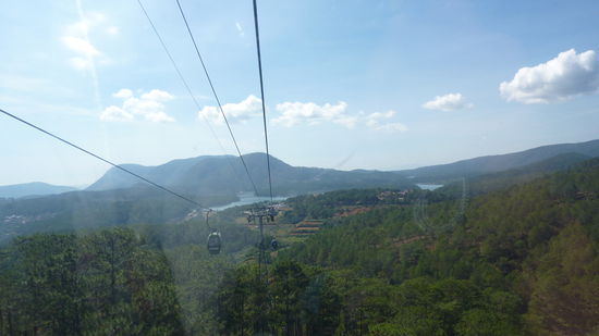 Cabel Car durch die Berge