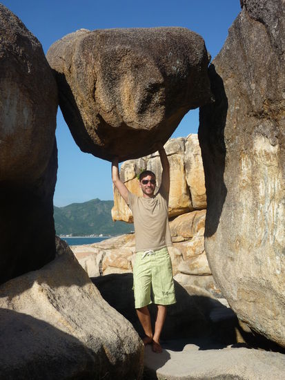 Felsen auf denen wir rungeklettert sind