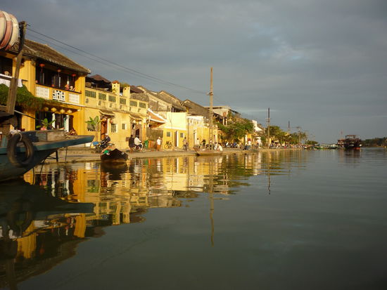 Hoi An vom Boot aus, echt schön...