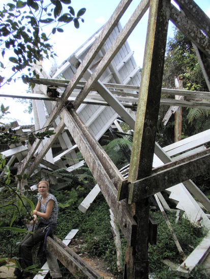 Der zusammengefallene Aussichtsturm