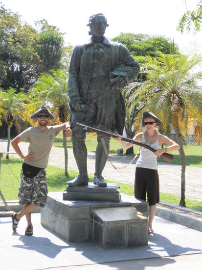 Andre der alte Seebär und Nadine sein Matrose