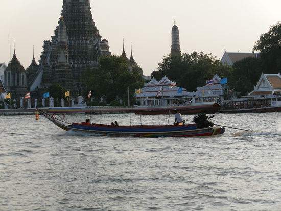 das war unser longtailboot auf der Klong-Tour.