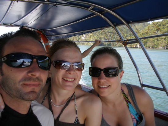 Auf unserem Insel Hopping im Speedboot