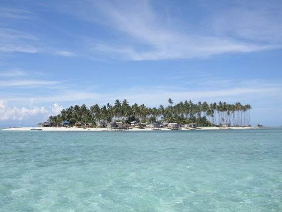 Die Insel die wir angefahren haben mit dem Boot, nett oder?