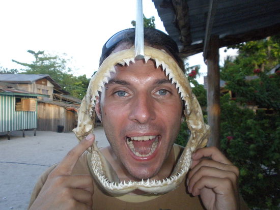 Auf Mabul im Fischerdorf