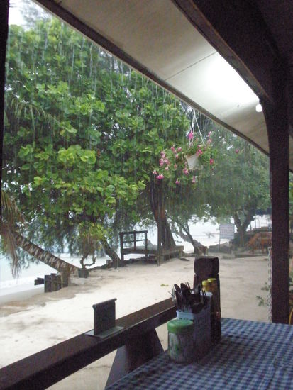 Zum Abschied gab es ein wenig Regen