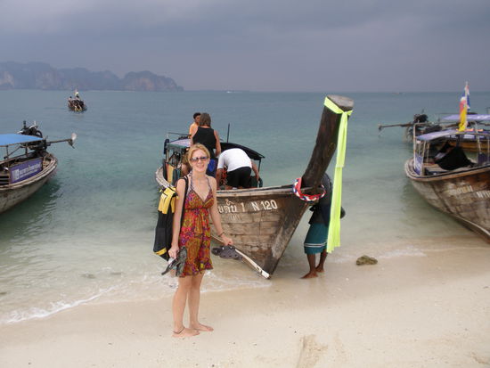 Im Hintergrung kommt grad das Gewitter....