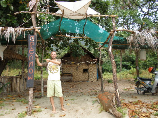 Das ist die besagte Strandbar