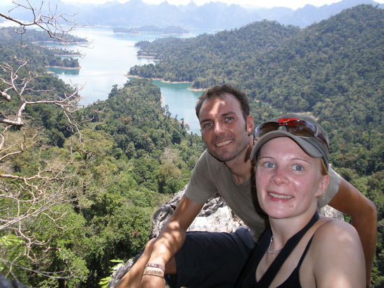 Wir am Aussichtspunkt