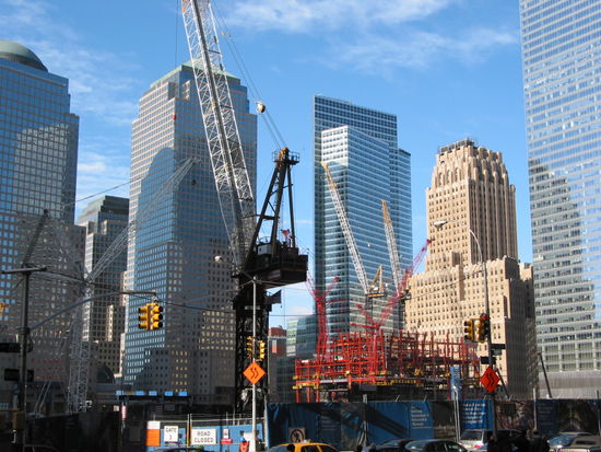 Großbaustelle am Ground Zero