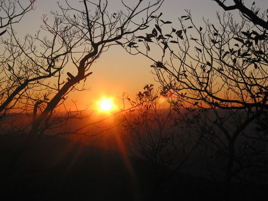 Und da war er, der Sunset... für uns begann die Tour zurück zum Hotel