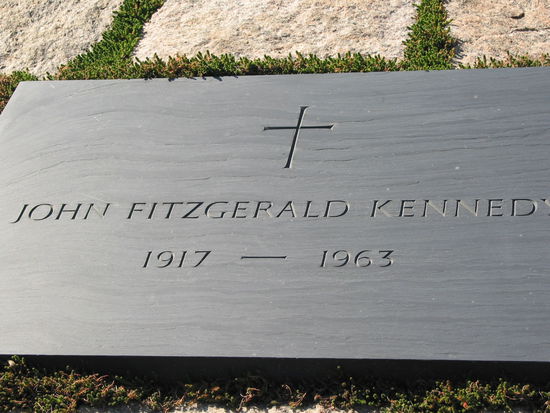 Und hier ruht John F. Kennedy