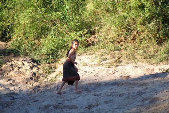 Irgendwo am Ufer des Mekong...