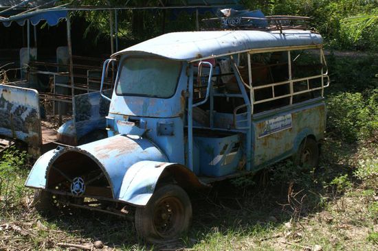 Wohl das erste Auto der Insel... 