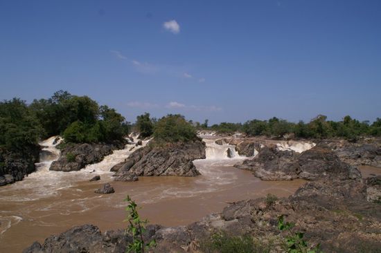 Der Wasserfall.... nur ein Teil davon...