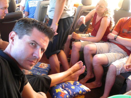 So fährt man Luxusboot!!! Aber 3/4 waren Holzbänke... manchmal ist senile Bettflucht wirklich gut!!!