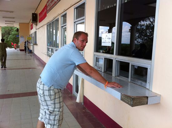 Warten auf den Stempel....