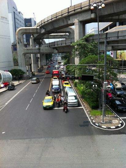 Morgens um zehn in Bangkok....