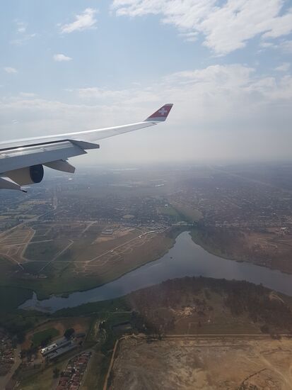 Landeanflug um die Piste in JNB zu rammen!