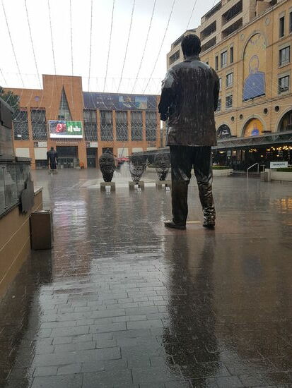 Rainy Mandela Square