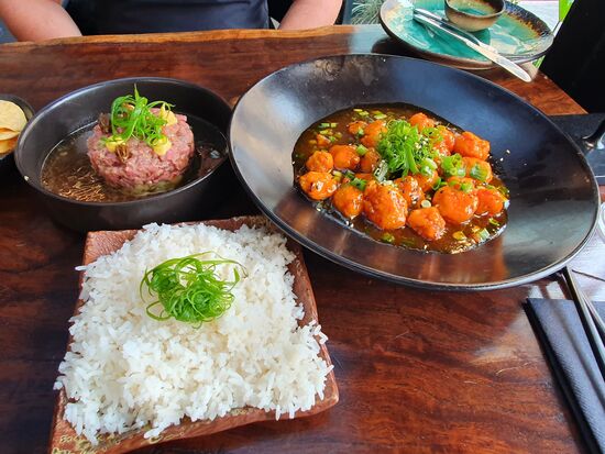Light lunch im Tang am Mandela Square