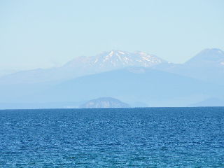 der letzte blick auf den groessten see neuseelands, schluchz...