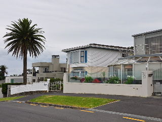 an der mission bay in auckland, sehr noble gegend