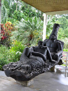 skulptur im garten