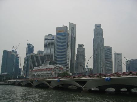 Die Skyline von Singapure