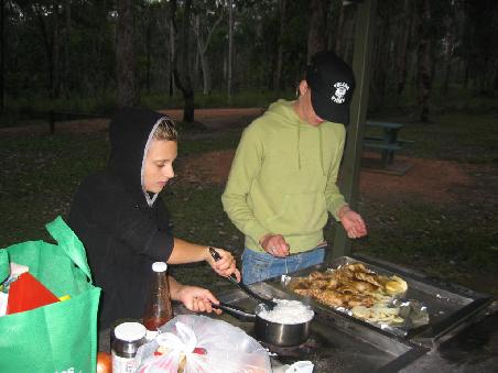 Unser lecker Abendessen. Chicken mit Reis