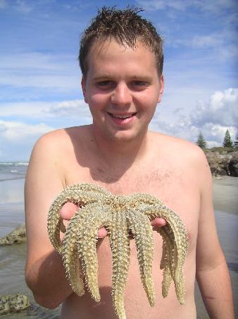 Daniel und sein Seestern :O)