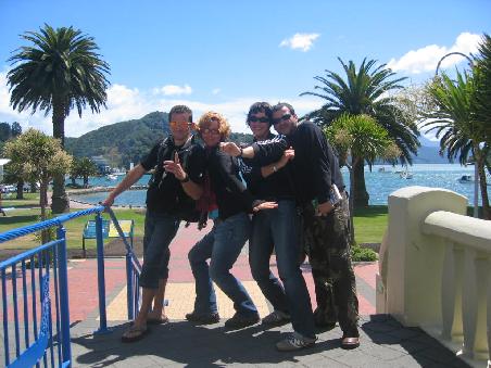 Wir vier in Picton