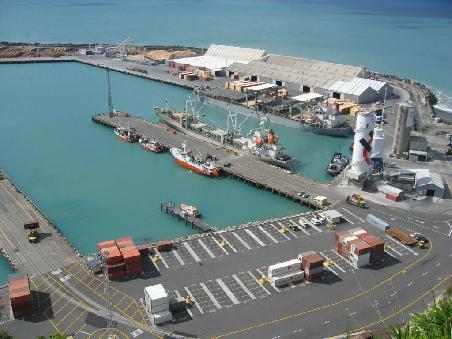 Der Hafen von Napier