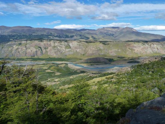 Blick ins Tal von El Chalten