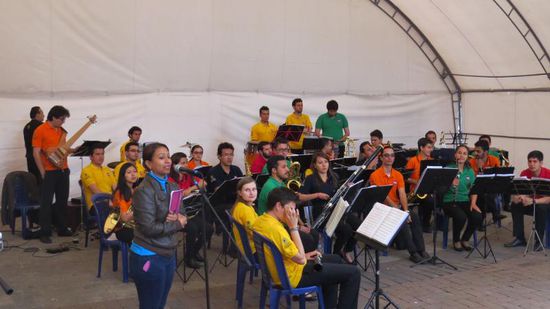 Das Symphonieorchestern Bogotas