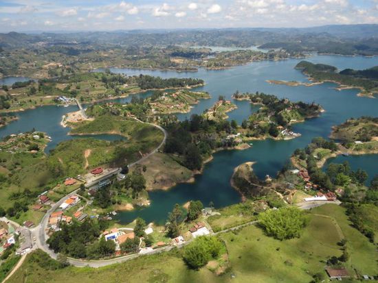 Blick vom Piedra del Penol