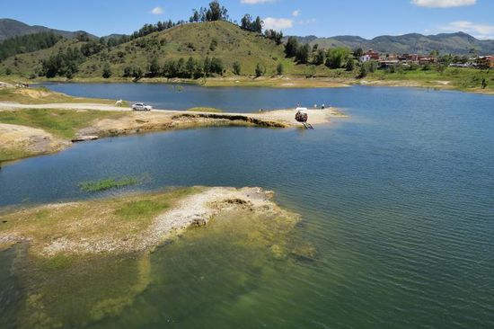 .... Wasser wo man hin schaut 