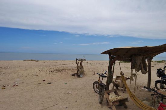 Die Menschen leben hier sehr einfach