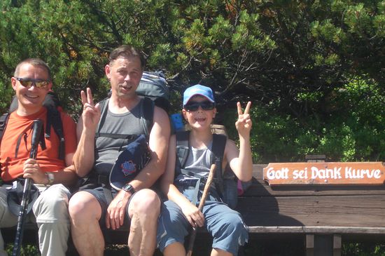 Die Gott sei Dank Kurve.