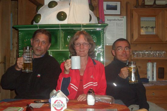 Am Ofen ist es warm!