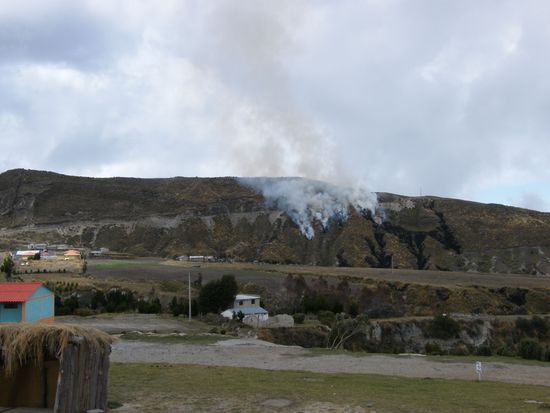 so sieht rekultivierung auf equadorinisch aus, nur da werden auch wirklich Felder angelegt.....