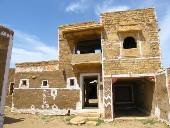 restauriertes Haus....