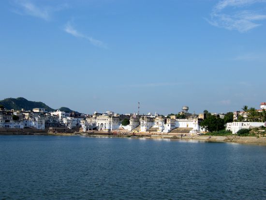Blick über den Pushkar See